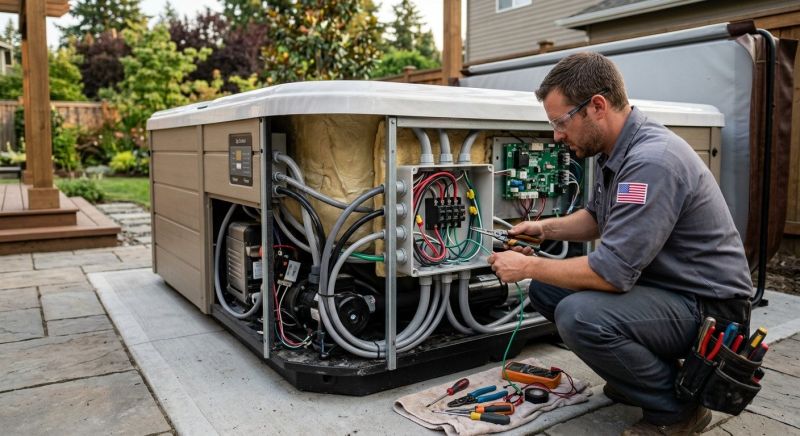 Hot Tub Electrical Wiring in Heber City, UT